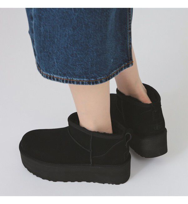 BEAMS SELECTION for WOMEN「UGG(R) / Women's Classic Ultra Mini Platform / クラシック ウルトラ ミニ プラットフォーム」|ロングブーツ|