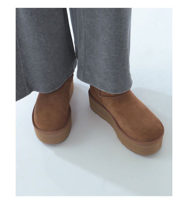 BEAMS SELECTION for WOMEN「UGG(R) / Women's Classic Ultra Mini Platform / クラシック ウルトラ ミニ プラットフォーム」|ロングブーツ|