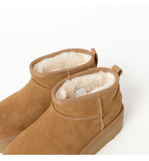 BEAMS SELECTION for WOMEN「UGG(R) / Women's Classic Ultra Mini Platform / クラシック ウルトラ ミニ プラットフォーム」|ロングブーツ|