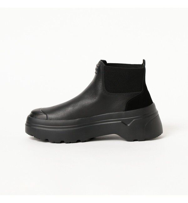 BEAMS SELECTION for WOMEN「HUNTER / リファインド エクスプローラー プルオン レザー ブーツ」|ロングブーツ|