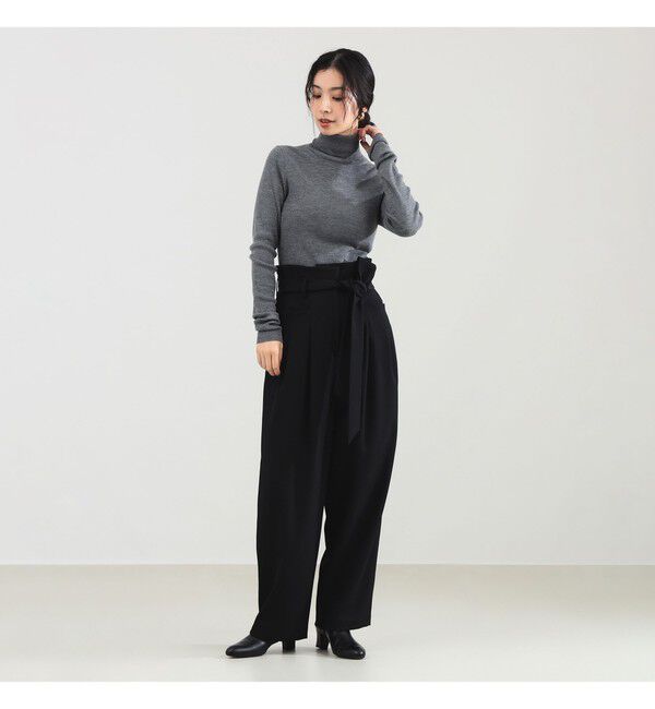 Demi-Luxe BEAMS 「リブ タートルネック ニット」|ニット・セーター|