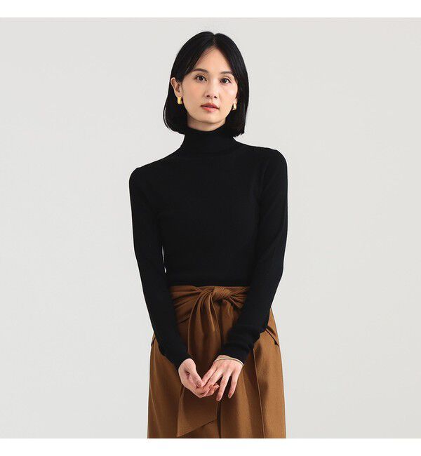 Demi-Luxe BEAMS 「リブ タートルネック ニット」|ニット・セーター|