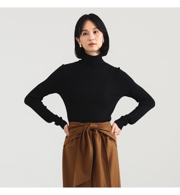 Demi-Luxe BEAMS 「リブ タートルネック ニット」|ニット・セーター|