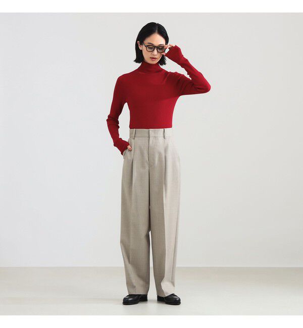 Demi-Luxe BEAMS 「リブ タートルネック ニット」|ニット・セーター|