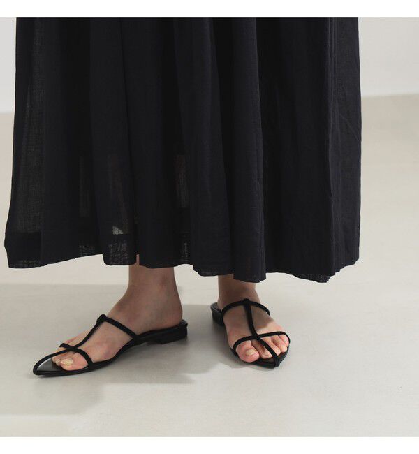 BEAMS SELECTION for WOMEN「ne Quittez pas / ボイル シャーリング ワンピース」|ワンピース|