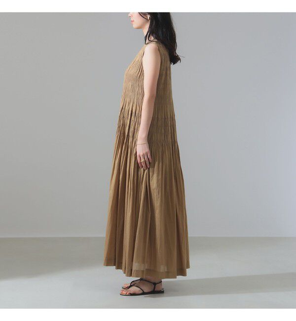 BEAMS SELECTION for WOMEN「ne Quittez pas / ボイル シャーリング ワンピース」|ワンピース|