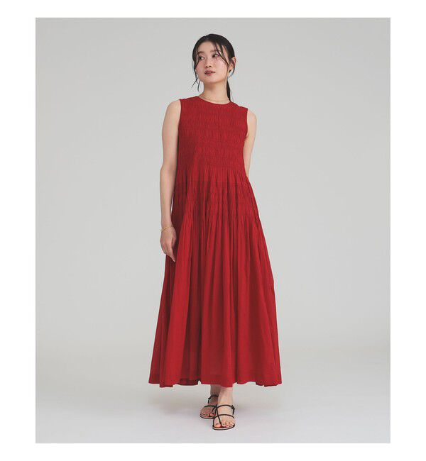 BEAMS SELECTION for WOMEN「ne Quittez pas / ボイル シャーリング ワンピース」|ワンピース|
