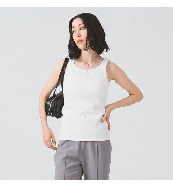Ray BEAMS 「ベーシック リブ タンクトップ」|Tシャツ・カットソー|