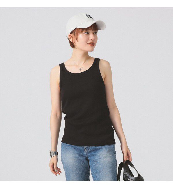Ray BEAMS 「ベーシック リブ タンクトップ」|Tシャツ・カットソー|