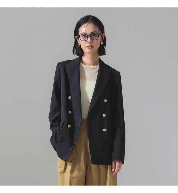 Demi-Luxe BEAMS 「ドライギャバジン ６ボタン ダブルジャケット」|ダッフルコート|