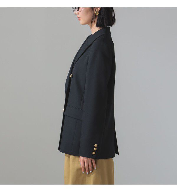 Demi-Luxe BEAMS 「ドライギャバジン ６ボタン ダブルジャケット」|ダッフルコート|