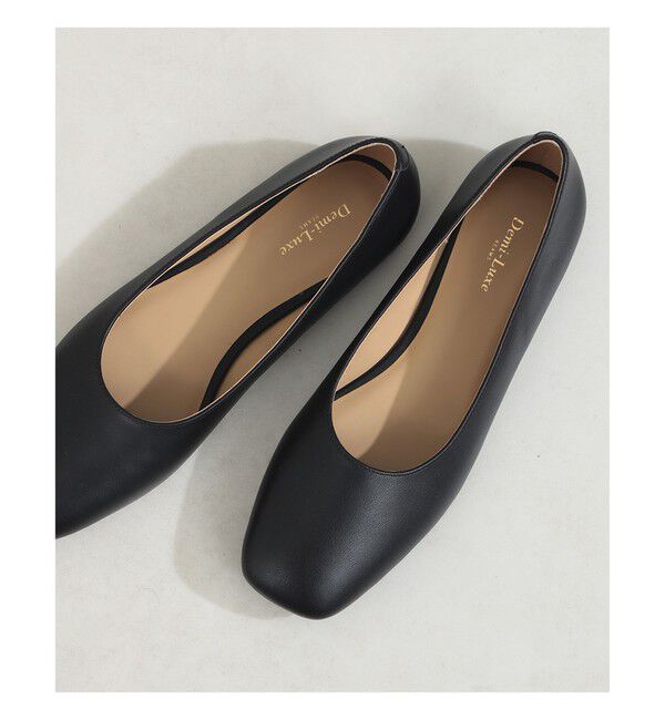 Demi-Luxe BEAMS 「フラット パンプス」|パンプス|BLACK