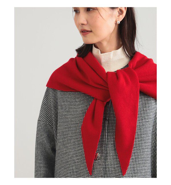 Demi-Luxe BEAMS 「ASAUCE MELER / シームレス カシミヤ トライアングル ストール」|ストール|
