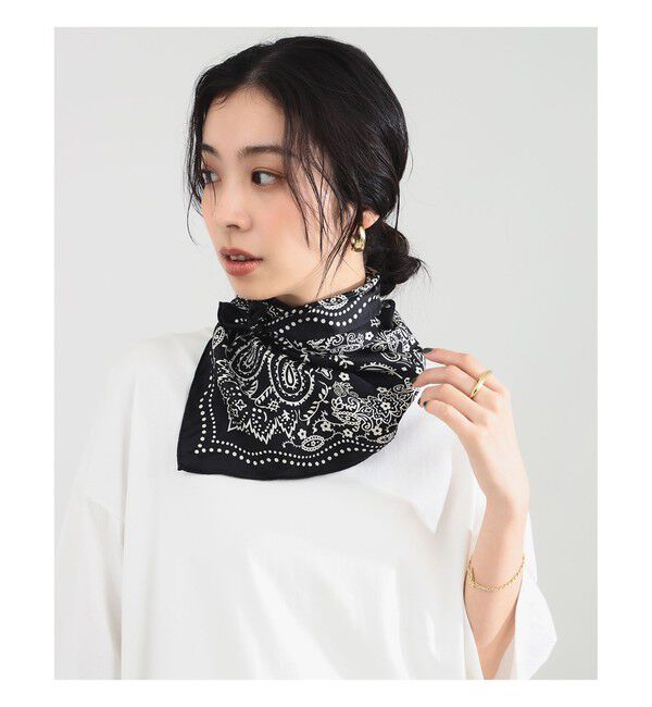 BEAMS SELECTION for WOMEN「manipuri / カレイド バンダナ スカーフ」|バンダナ・スカーフ|