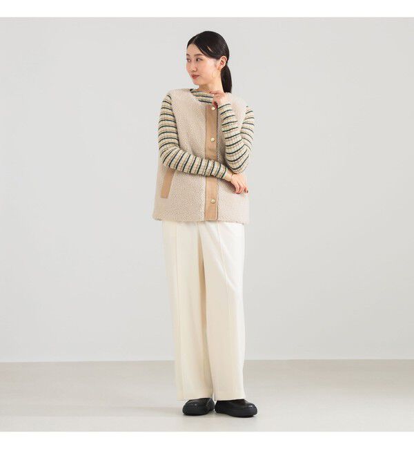 BEAMS SELECTION for WOMEN「Barbour / DULSIE ボア ライナー ベスト」|ダウン|
