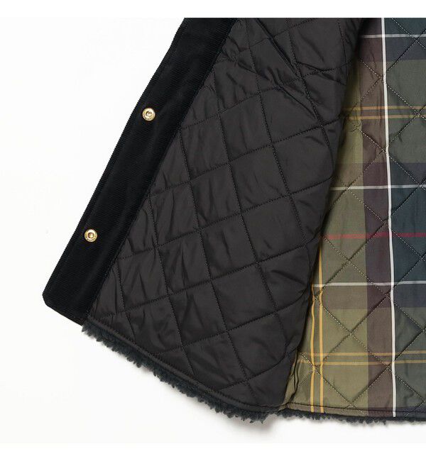 BEAMS SELECTION for WOMEN「Barbour / DULSIE ボア ライナー ベスト」|ダウン|