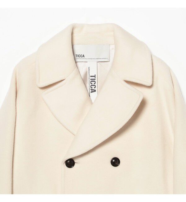 BEAMS SELECTION for WOMEN「《追加予約》TICCA / ウール ピーコート」|ブルゾン・スタジャン|