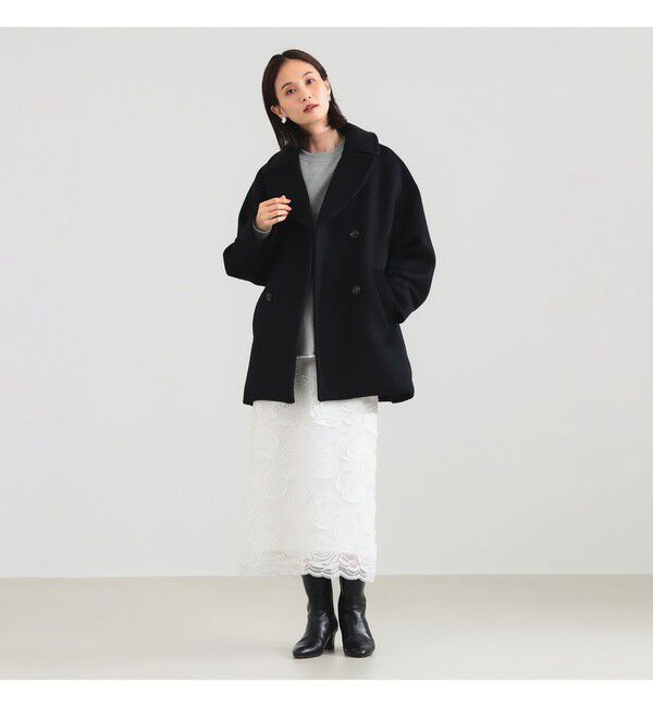 BEAMS SELECTION for WOMEN「《追加予約》TICCA / ウール ピーコート」|ブルゾン・スタジャン|