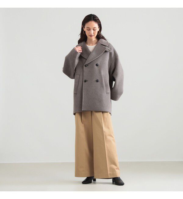 BEAMS SELECTION for WOMEN「《追加予約》TICCA / ウール ピーコート」|ブルゾン・スタジャン|