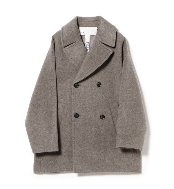 BEAMS SELECTION for WOMEN「《追加予約》TICCA / ウール ピーコート」|ブルゾン・スタジャン|