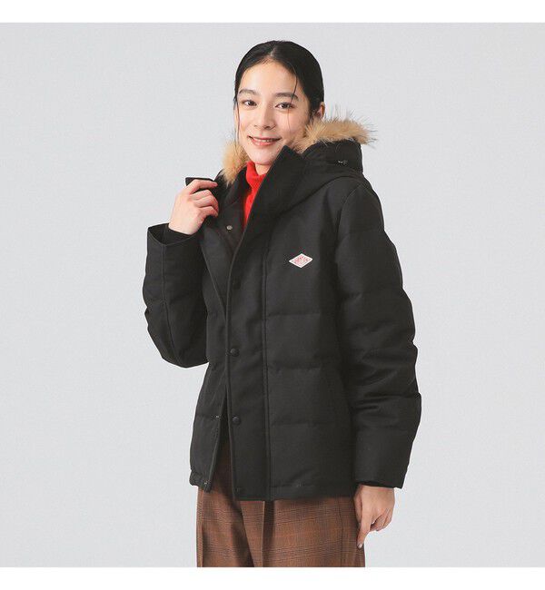 BEAMS SELECTION for WOMEN「DANTON / FAKE FUR HOODED DOWN JACKET 25AW」|ダウン|
