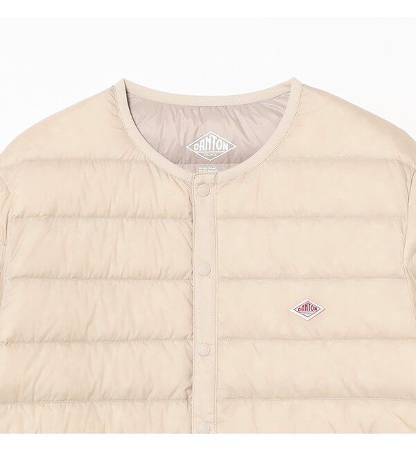 BEAMS SELECTION for WOMEN「DANTON / インナー ダウン クルーネック ジャケット」|ダウン|