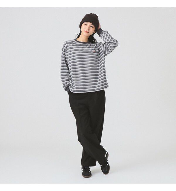BEAMS SELECTION for WOMEN「DANTON / LONG SLEEVE T-SHIRT STRIPE」|Tシャツ・カットソー|