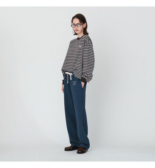 BEAMS SELECTION for WOMEN「DANTON / LONG SLEEVE T-SHIRT STRIPE」|Tシャツ・カットソー|1812_DkBrn*Beg*Sax