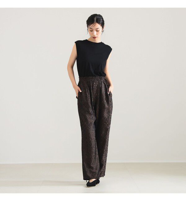 Demi-Luxe BEAMS 「ウォッシャブル ウール ノースリーブ Tシャツ」|Tシャツ・カットソー|