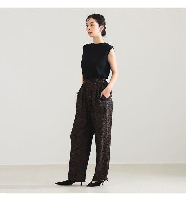 Demi-Luxe BEAMS 「ウォッシャブル ウール ノースリーブ Tシャツ」|Tシャツ・カットソー|