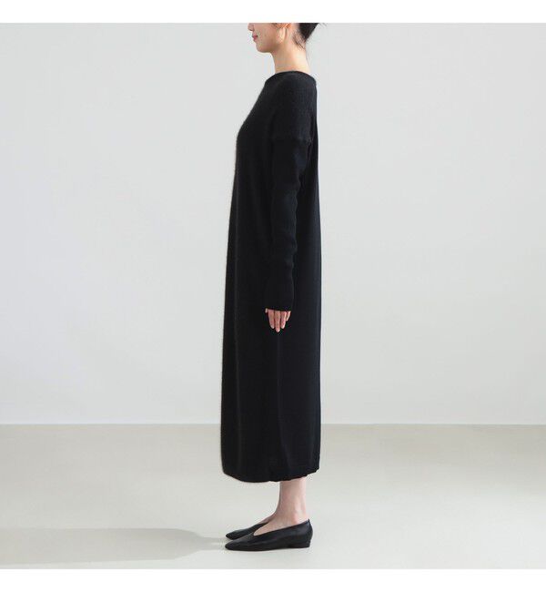 Demi-Luxe BEAMS 「フラッフィ クルーネック ニット ワンピース」|ワンピース|