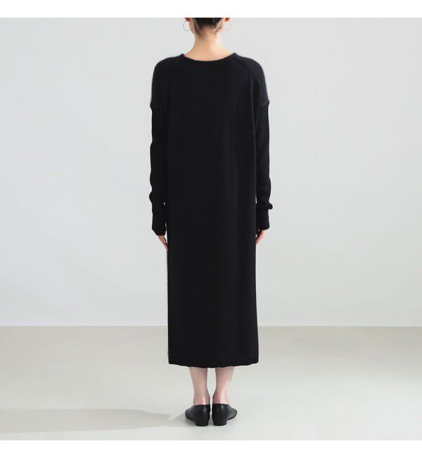 Demi-Luxe BEAMS 「フラッフィ クルーネック ニット ワンピース」|ワンピース|