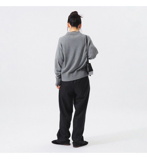 BEAMS SELECTION for WOMEN「【別注】LACOSTE for BEAMS BOY / ポロ カーディガン」|ニット・セーター|