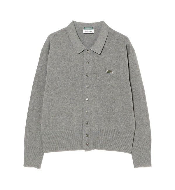 BEAMS SELECTION for WOMEN「【別注】LACOSTE for BEAMS BOY / ポロ カーディガン」|ニット・セーター|