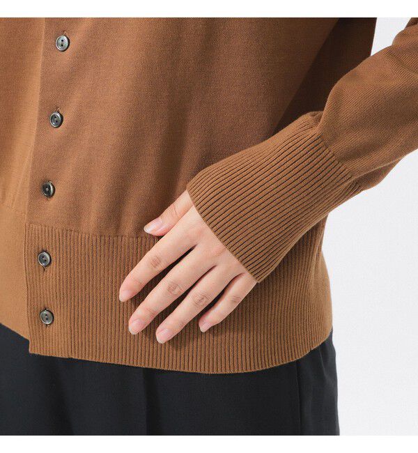 BEAMS SELECTION for WOMEN「【別注】LACOSTE for BEAMS BOY / ポロ カーディガン」|ニット・セーター|