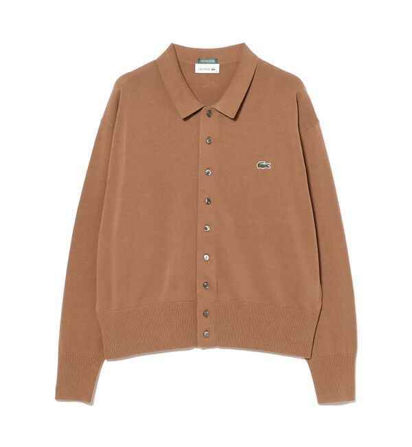 BEAMS SELECTION for WOMEN「【別注】LACOSTE for BEAMS BOY / ポロ カーディガン」|ニット・セーター|
