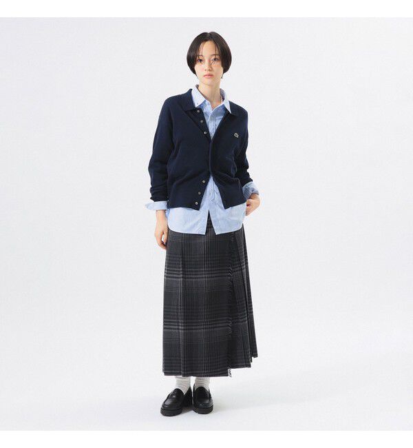 BEAMS SELECTION for WOMEN「【別注】LACOSTE for BEAMS BOY / ポロ カーディガン」|ニット・セーター|