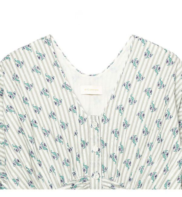 BEAMS SELECTION for WOMEN「ne Quittez pas / スモール フラワー ギャザー ワンピース」|ワンピース|