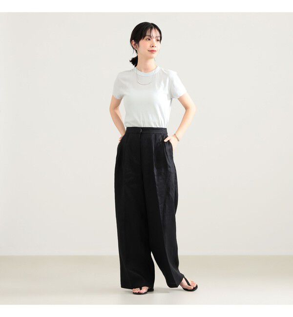 BEAMS SELECTION for WOMEN「ATON / コンパクト Tシャツ」|Tシャツ・カットソー|