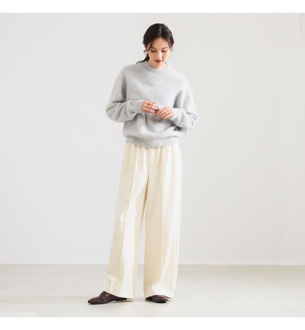 Demi-Luxe BEAMS 「ヤク フォックス ロングスリーブ プルオーバーニット」|ニット・セーター|