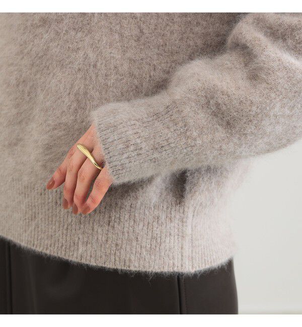 Demi-Luxe BEAMS 「ヤク フォックス ロングスリーブ プルオーバーニット」|ニット・セーター|
