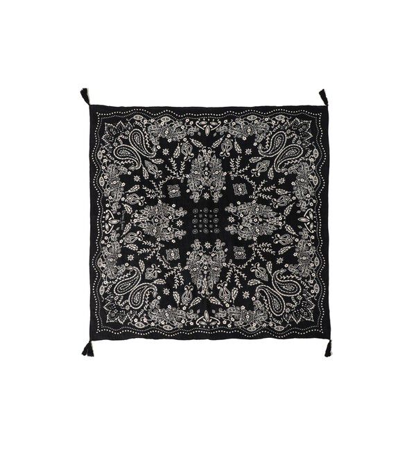 BEAMS SELECTION for WOMEN「【別注】manipuri / バンダナ タッセル ストール」|ストール|