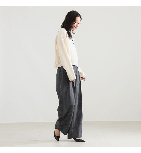 Demi-Luxe BEAMS 「7ゲージ ウール クルーネック プルオーバー」|ニット・セーター|