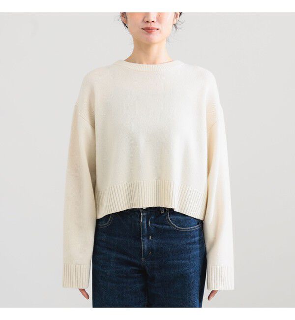 Demi-Luxe BEAMS 「7ゲージ ウール クルーネック プルオーバー」|ニット・セーター|