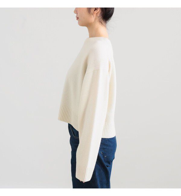 Demi-Luxe BEAMS 「7ゲージ ウール クルーネック プルオーバー」|ニット・セーター|