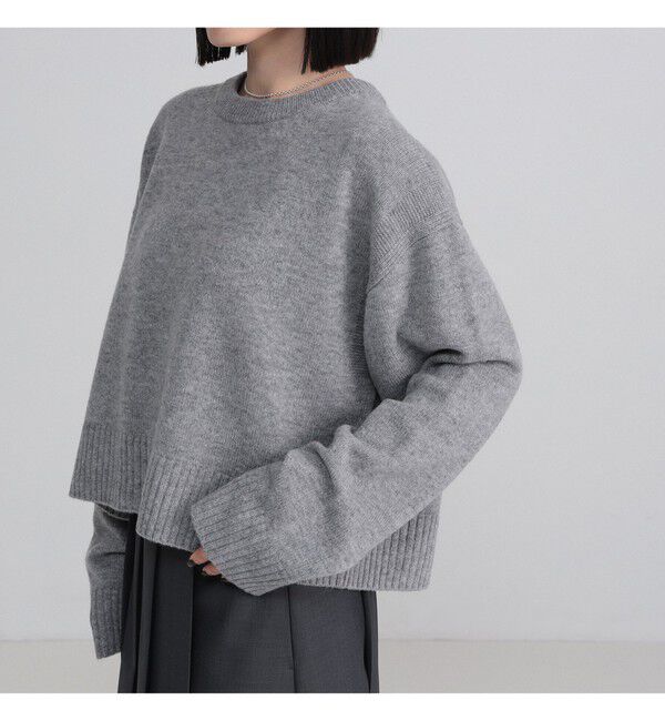 Demi-Luxe BEAMS 「7ゲージ ウール クルーネック プルオーバー」|ニット・セーター|