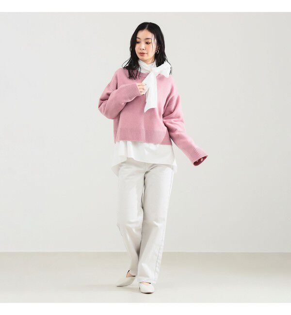 Demi-Luxe BEAMS 「7ゲージ ウール クルーネック プルオーバー」|ニット・セーター|