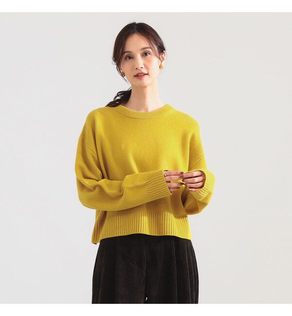 Demi-Luxe BEAMS 「7ゲージ ウール クルーネック プルオーバー」|ニット・セーター|