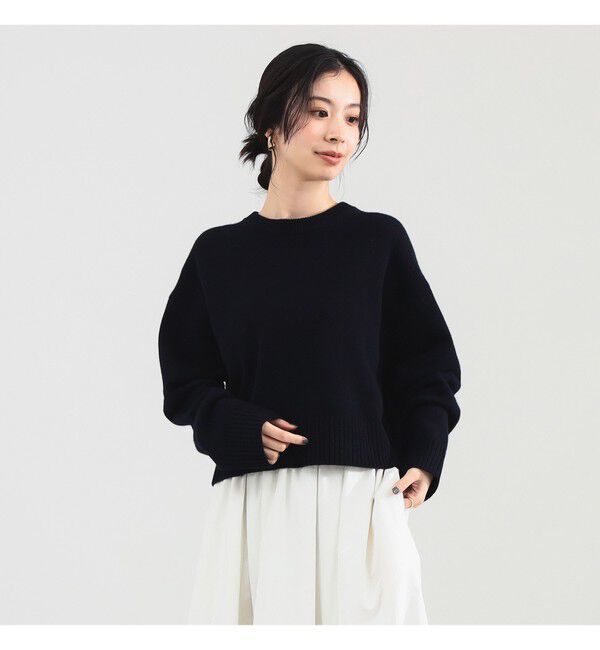 Demi-Luxe BEAMS 「7ゲージ ウール クルーネック プルオーバー」|ニット・セーター|