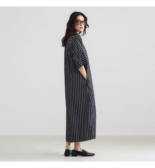 BEAMS SELECTION for WOMEN「TICCA / テント ハーフスリーブ シャツ ワンピース」|ワンピース|